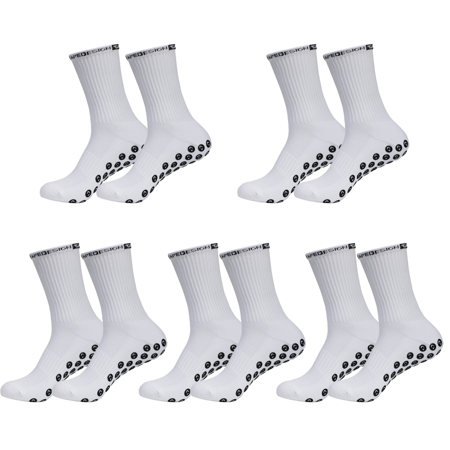 Ankle Support Badminton - 5 par antypoślizgowych skarpet piłkarskich dla