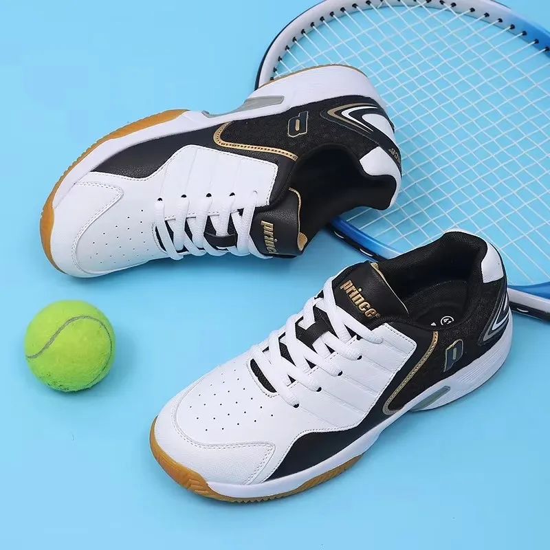 Badminton Equipment - Profesjonalne skórzane buty do badmintona dla