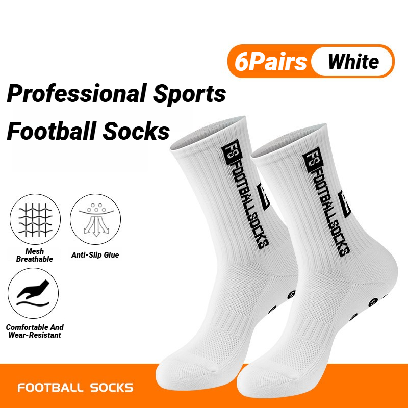 Ankle Support Badminton - 6 Par Antypoślizgowych Skarpet Sportowych Dla