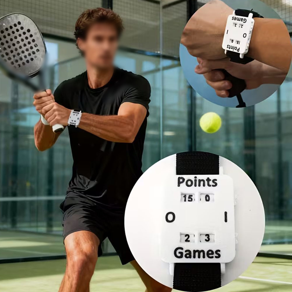 Badminton Score Counter - Mechaniczny licznik punktów na nadgarstek do