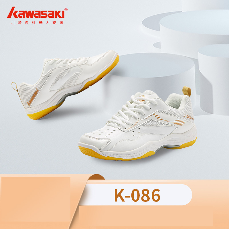 Badminton Footwork - Buty do badmintona Kawasaki Oddychające, antypoślizgowe