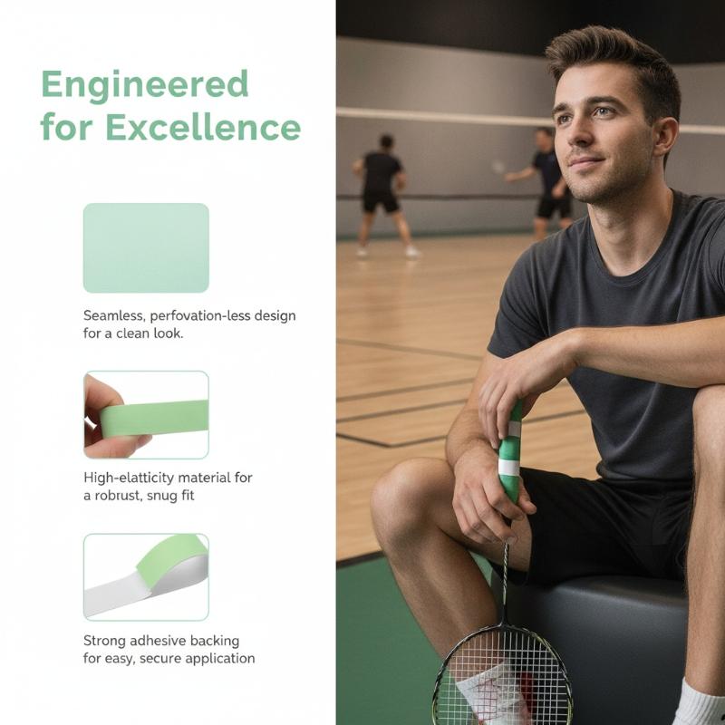 Gradientowa Taśma Sportowa do  – Badminton Player recenzja i cena