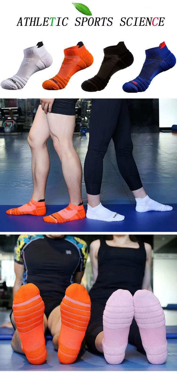 Skarpety sportowe męskie do bi – Ankle Support Badminton recenzja i cena