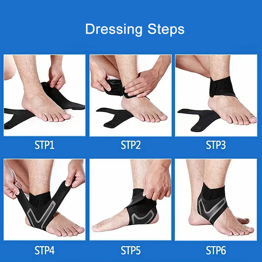 1 szt. Orteza na kostkę, kompr – Ankle Support Badminton recenzja i cena